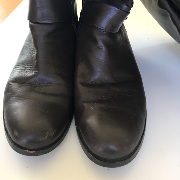 Kate Spade Brown Leather Boots 9 1/2 - Picture 3 of 7